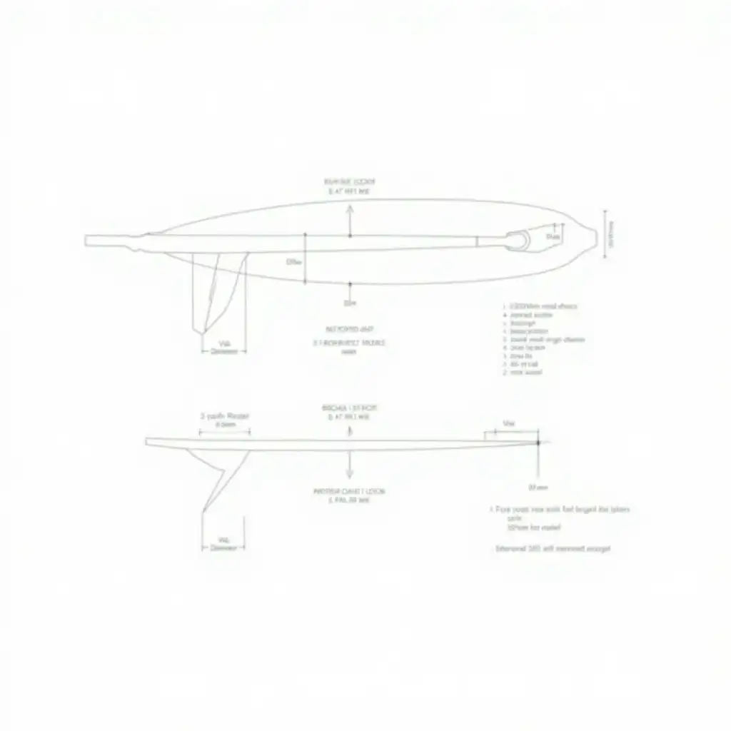 Technical-Diagram-of-Marine-Rudder-with-Profile-and-CrossSectional-Views