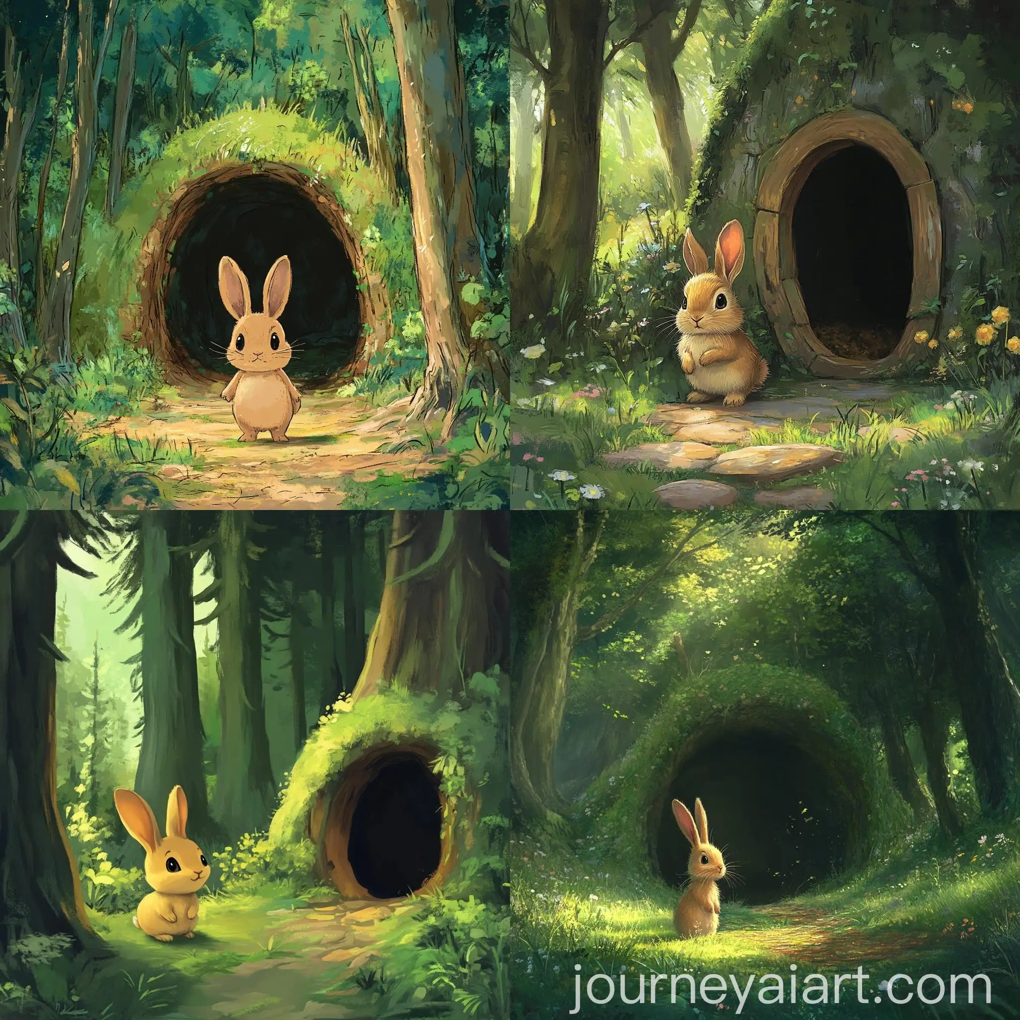 Little-Rabbits-New-Home-in-the-Enchanted-Forest