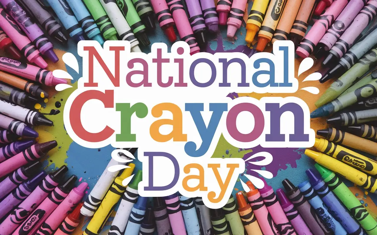 National-Crayon-Day-Celebration-with-Multicolor-Text-and-Fun-Crayon-Background