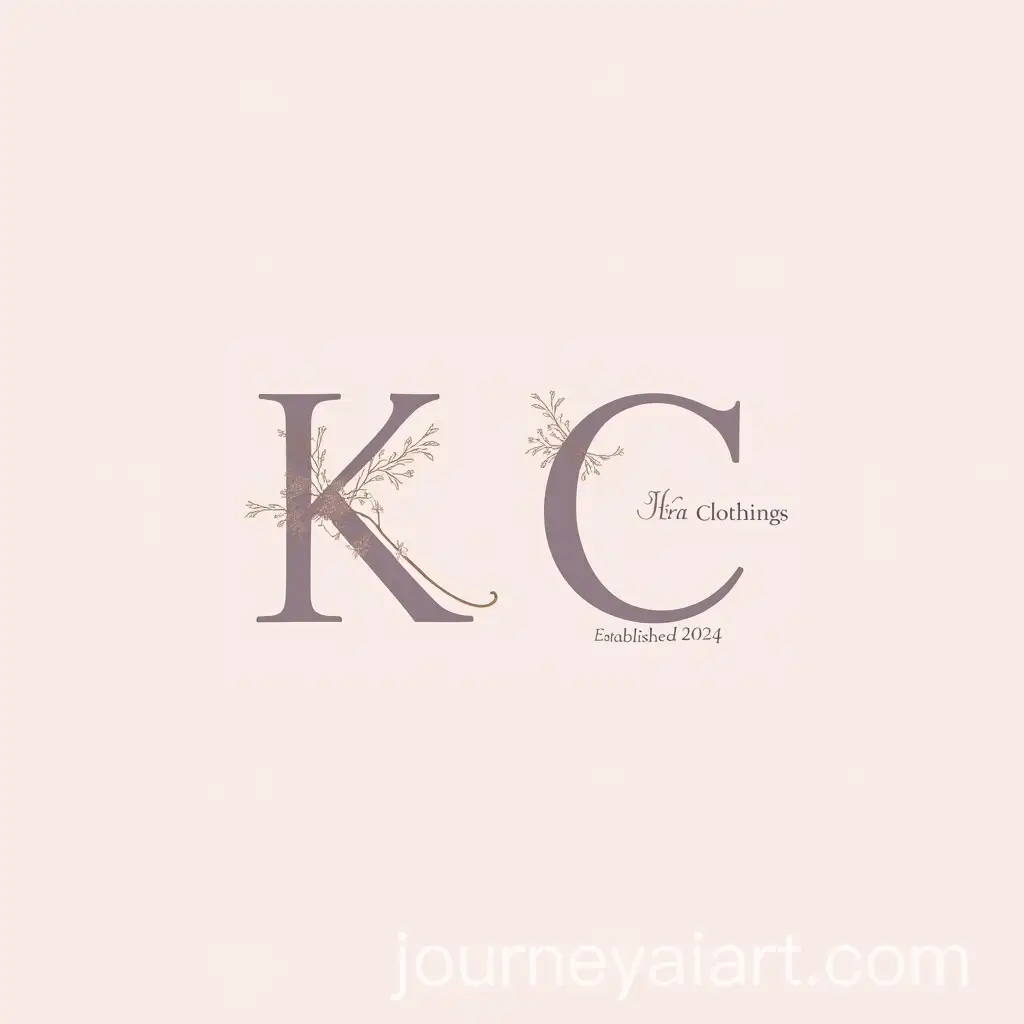 Feminine-Elegant-Logo-Design-for-Kira-Clothings-with-Soft-Floral-Motifs