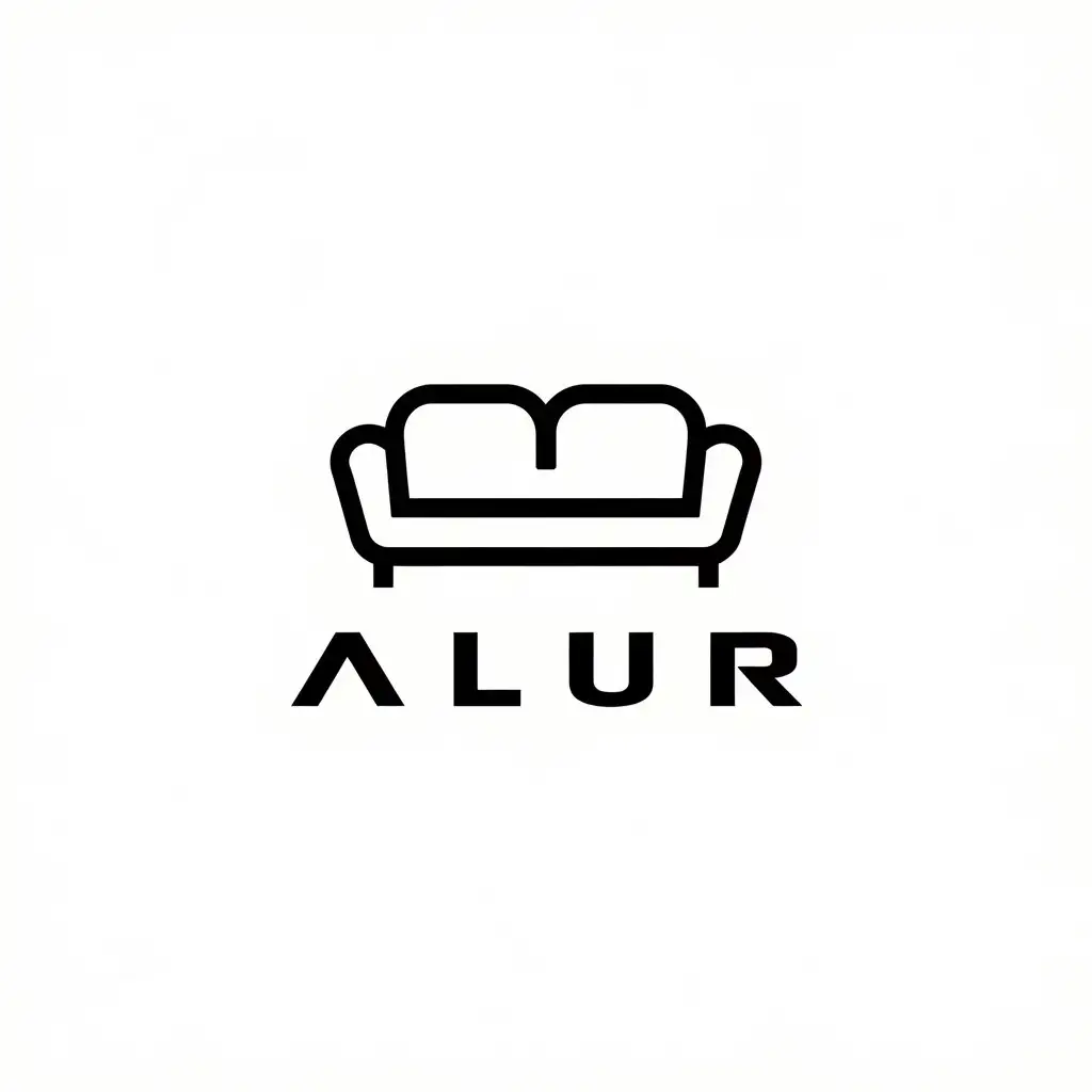 LOGO-Design-for-Alur-Modern-Sofa-Symbol-in-Vector-Format