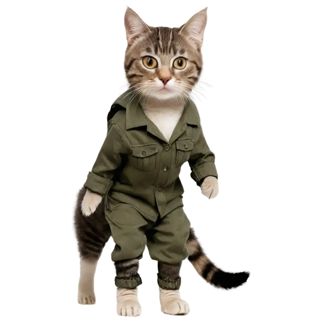 Dynamic-Cat-Walk-in-Army-PNG-Image-Explore-the-Feline-Charm-Amidst-Military-Precision