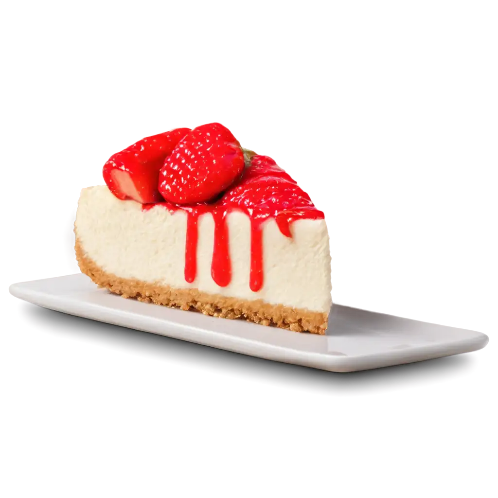 Delicious-Strawberry-Cheesecake-PNG-for-Culinary-Art-and-Design