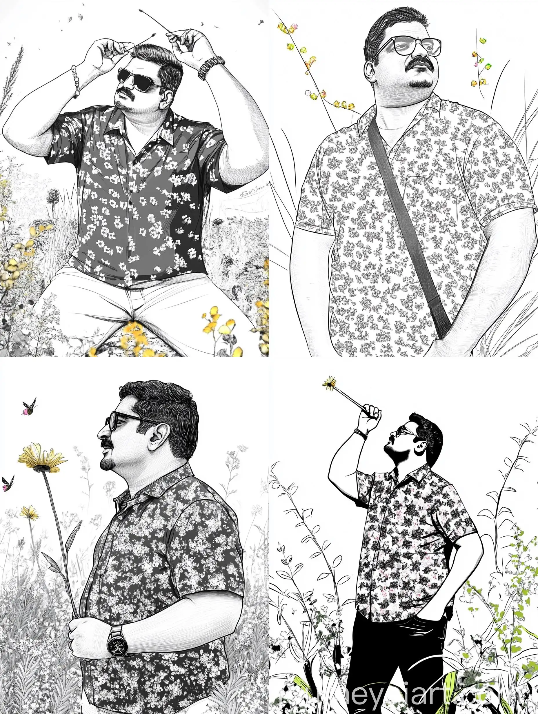 Replicate-BlackandWhite-Line-Art-Sketch-Drawing-with-Same-Background-and-Dab-Position