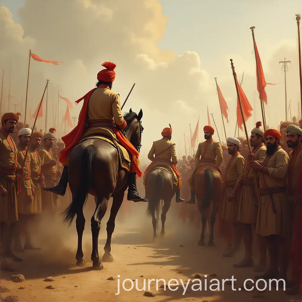 Bharat-Singh-Leading-a-Fight-Against-the-British-Empire-with-a-Crowded-Scene-of-Indian-Revolutionaries