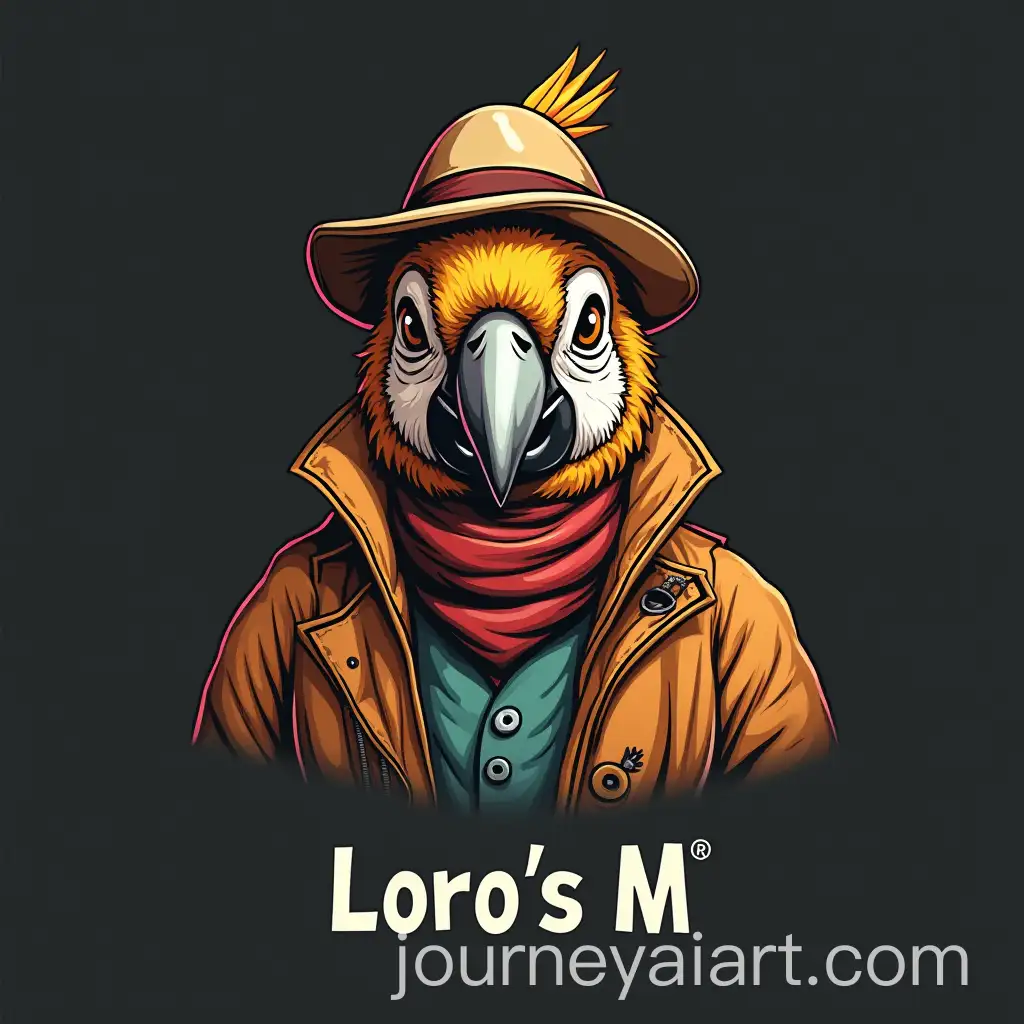Parrot-Fashion-Brand-Logo-with-Loros-M-Text