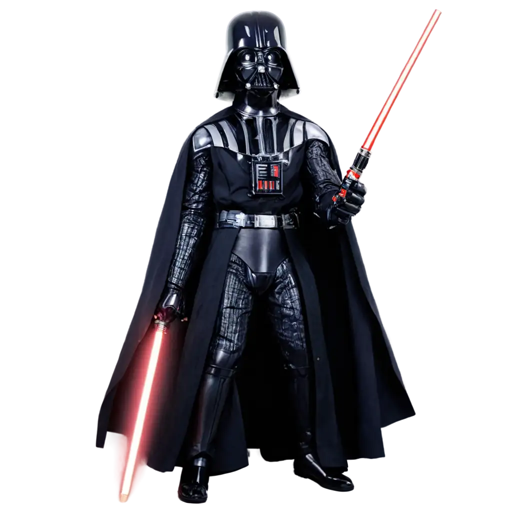 Darth-Vader-with-His-Light-Saber-PNG-Image-Captivating-Star-Wars-Art-for-Digital-Media