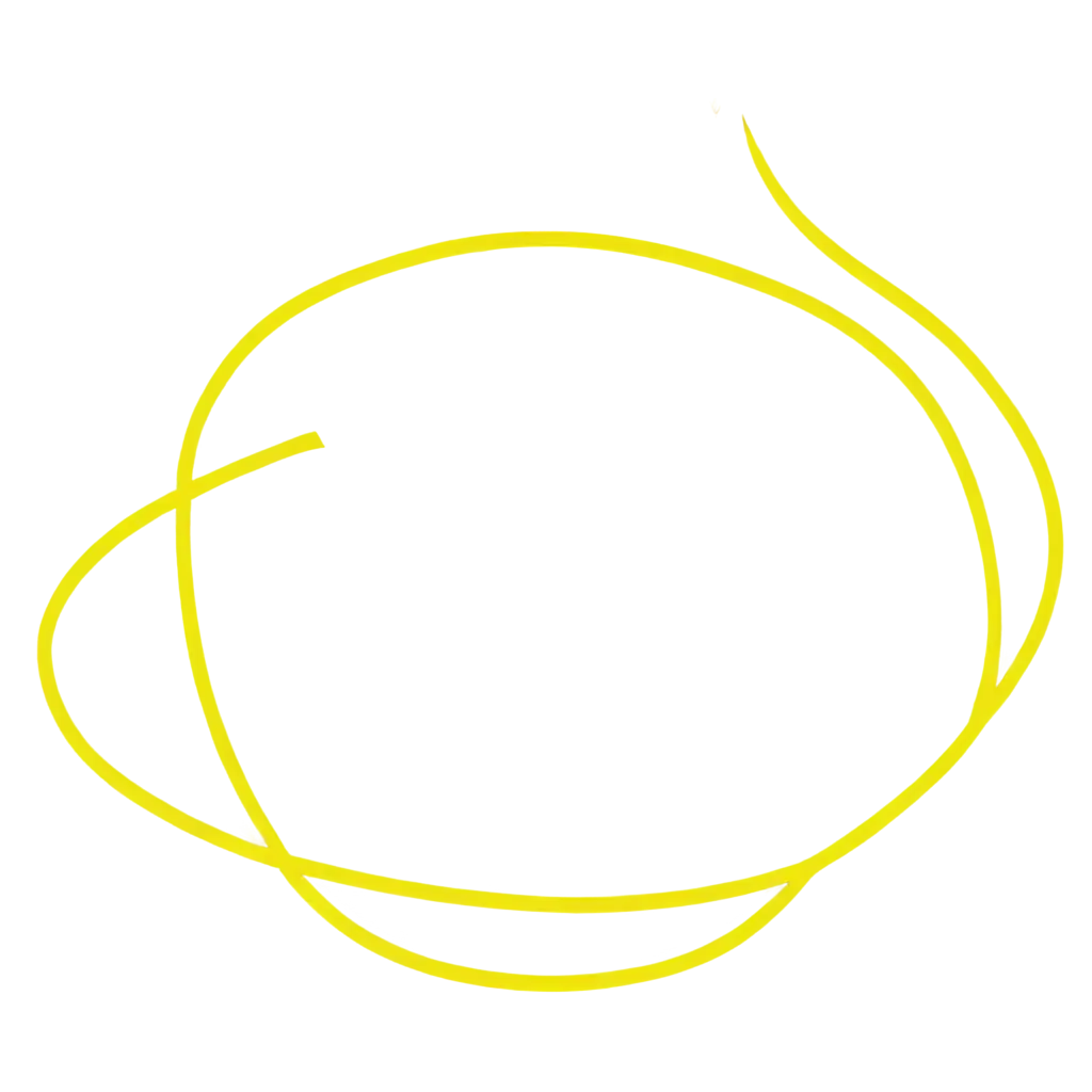 a yellow color circle with vertical lines inside