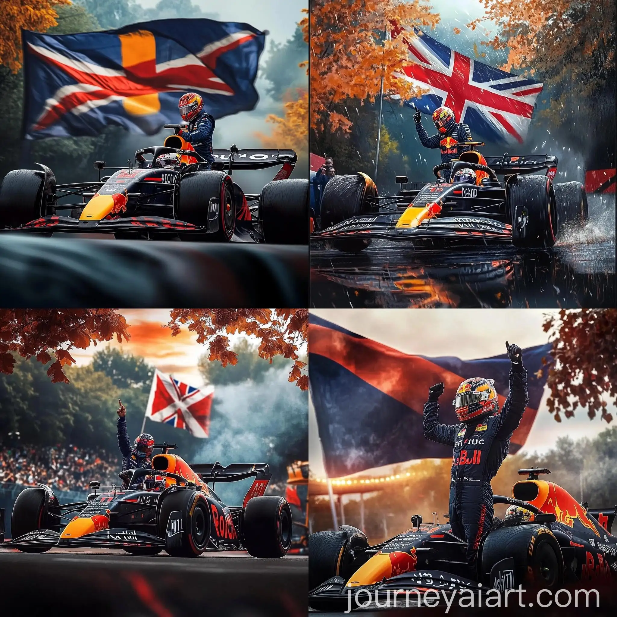 Max-Verstappen-Racing-with-Netherlands-Flag-Background