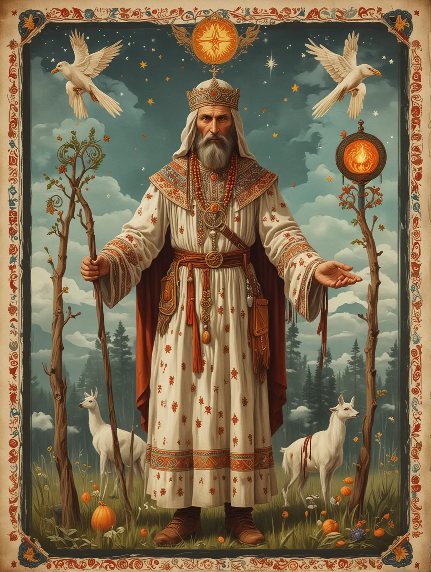 Slavic-Tarot-Card-Style-Art-Spirits-of-Ancestry-Dukhi-Rody