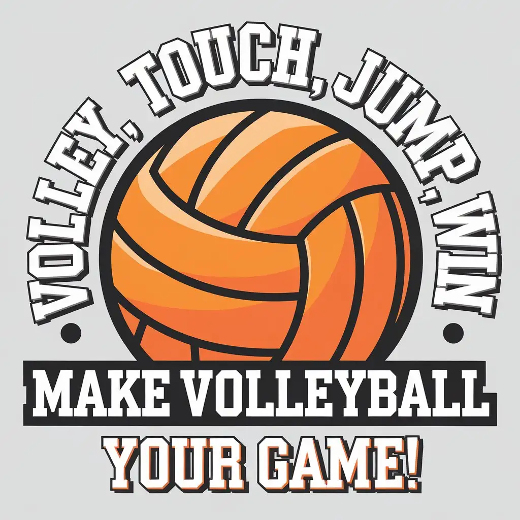 LOGO Design For Volley Volleyball Sports Theme in Vector Art