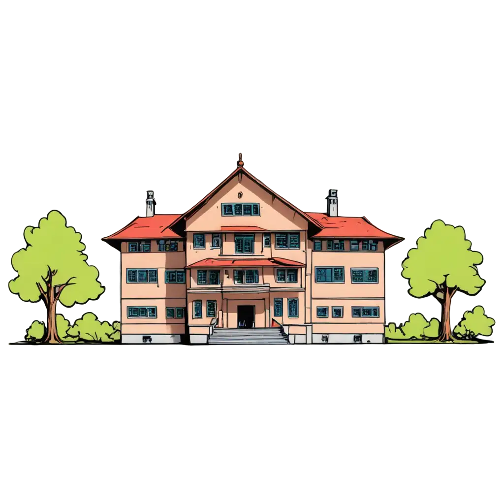 Old-Indian-School-Building-Cartoon-PNG-HighQuality-Image-for-Creative-Projects