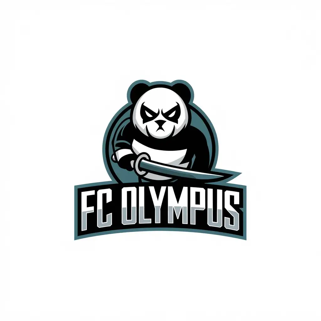 LOGO-Design-for-Fc-Olympus-Panda-Killer-Symbol-in-Sports-Fitness-Industry