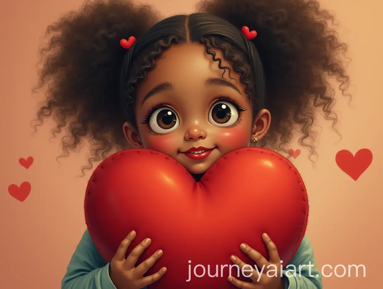 Cheerful-Girl-with-Big-Eyes-Holding-Plush-Heart-in-Beksinski-Style