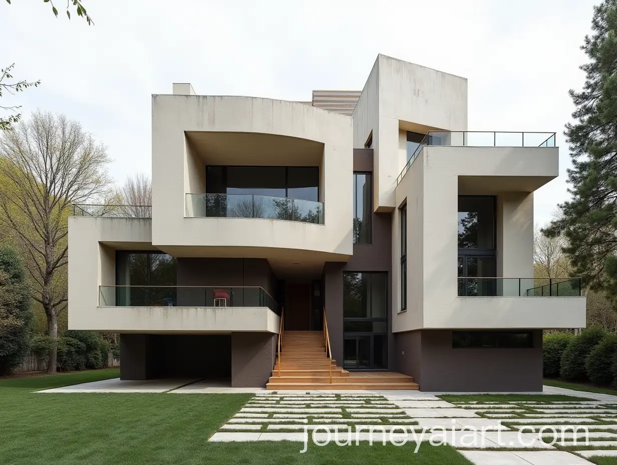 Modern-Brutalist-Exterior-Architecture-with-Abstract-Shapes