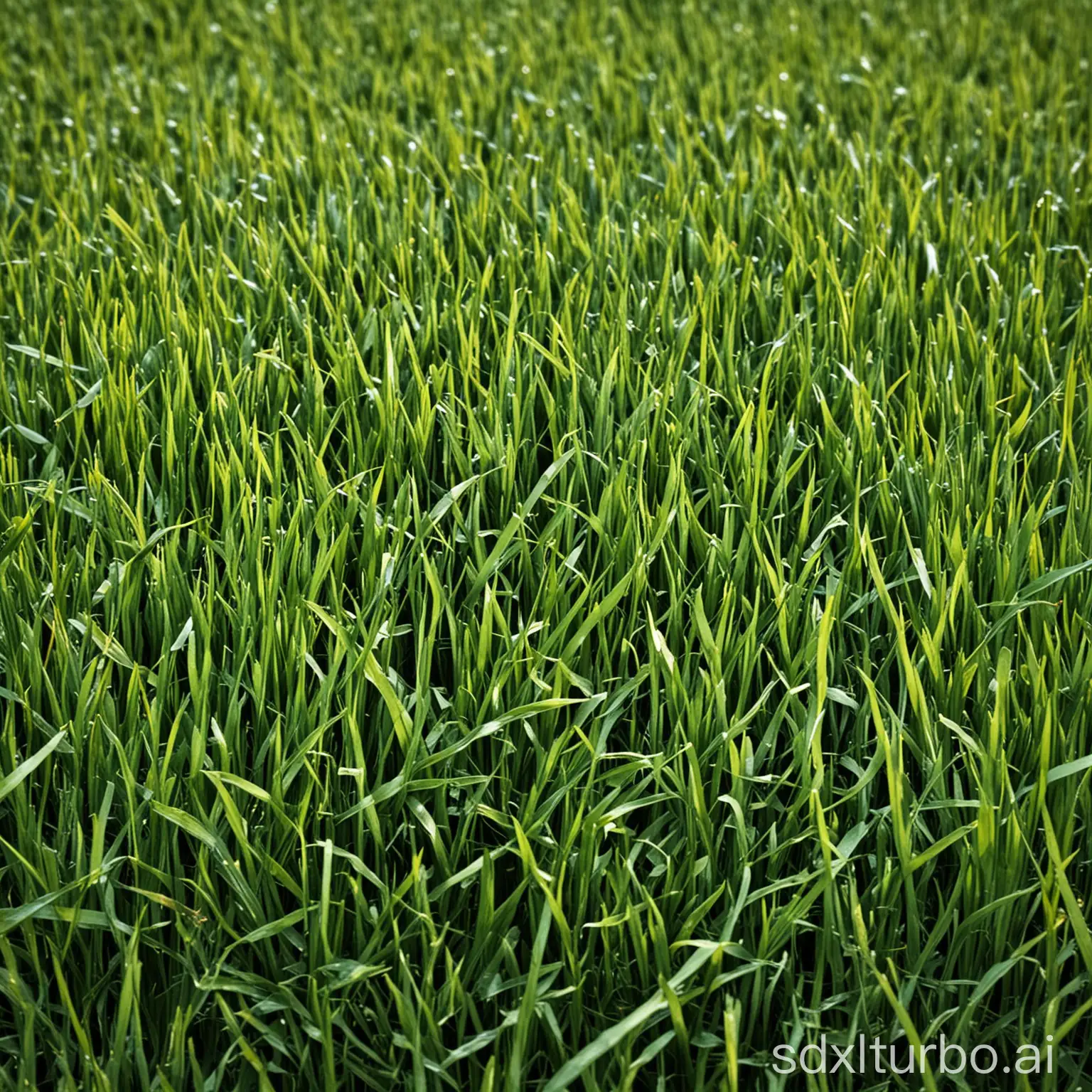 Lush-Green-Grass-Field-Under-Bright-Sky