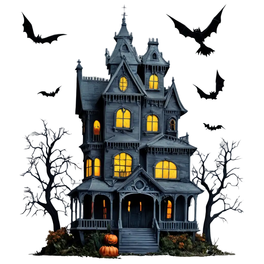 Creepy-Haunted-Mansion-PNG-Detailed-Spooky-Artwork-for-Halloween-Themes