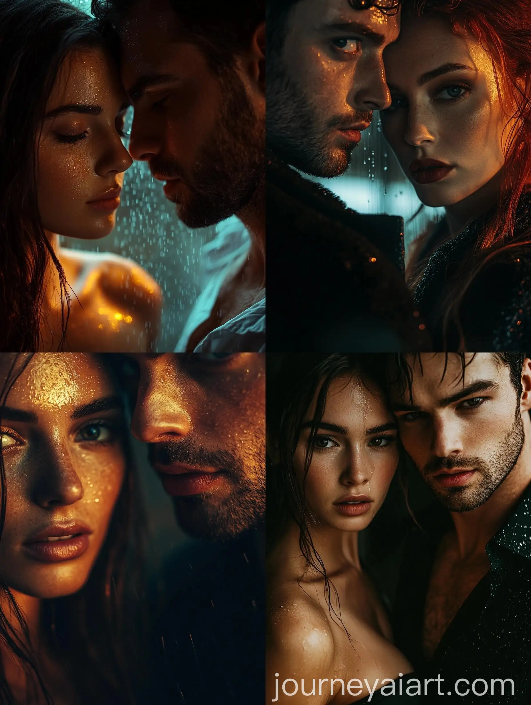 Intense-Gaze-of-Passion-Romantic-Couple-in-Luxurious-Urban-Apartment