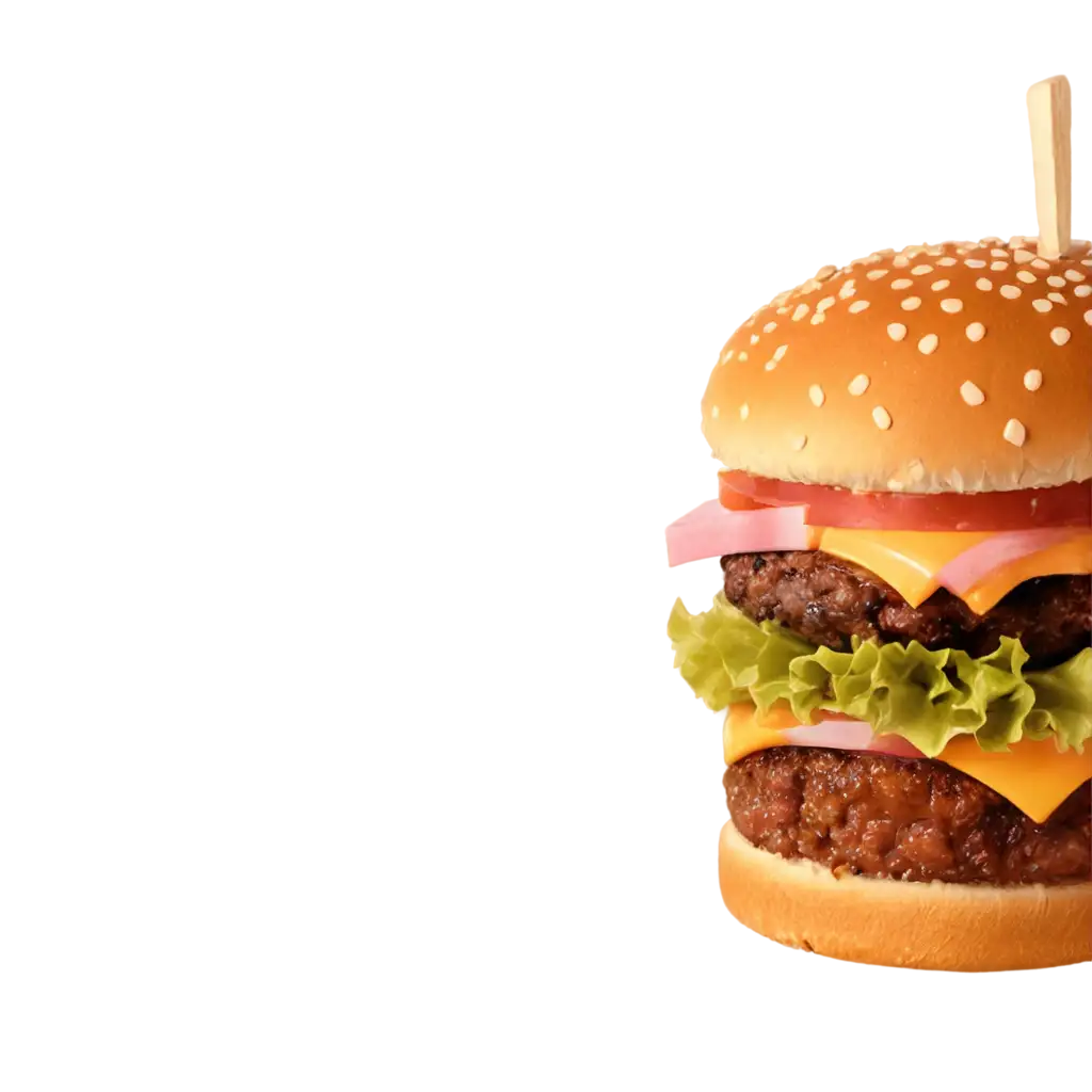 Dynamic-Hamburgue-PNG-Image-Crafted-for-Visual-Excellence