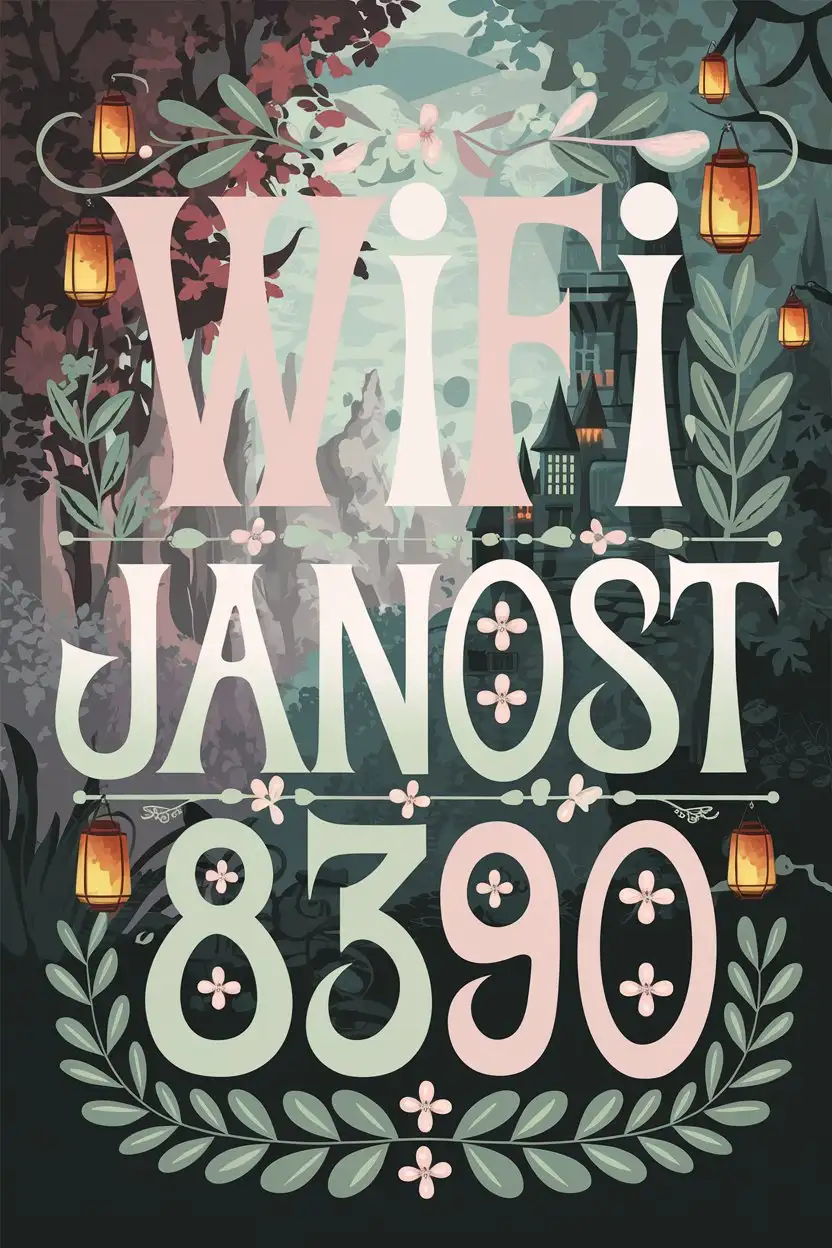 Enchanting Boho Chic WIFI Janost8390 Graphic Design