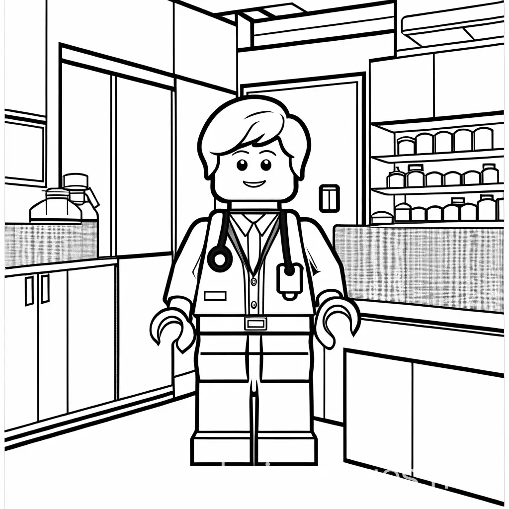 Lego-Doctor-in-a-Hospital-Coloring-Page-for-Kids