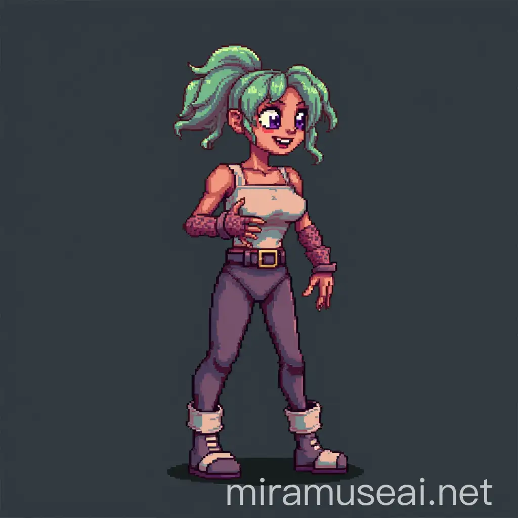 Character of video game in 64x64 pixel art