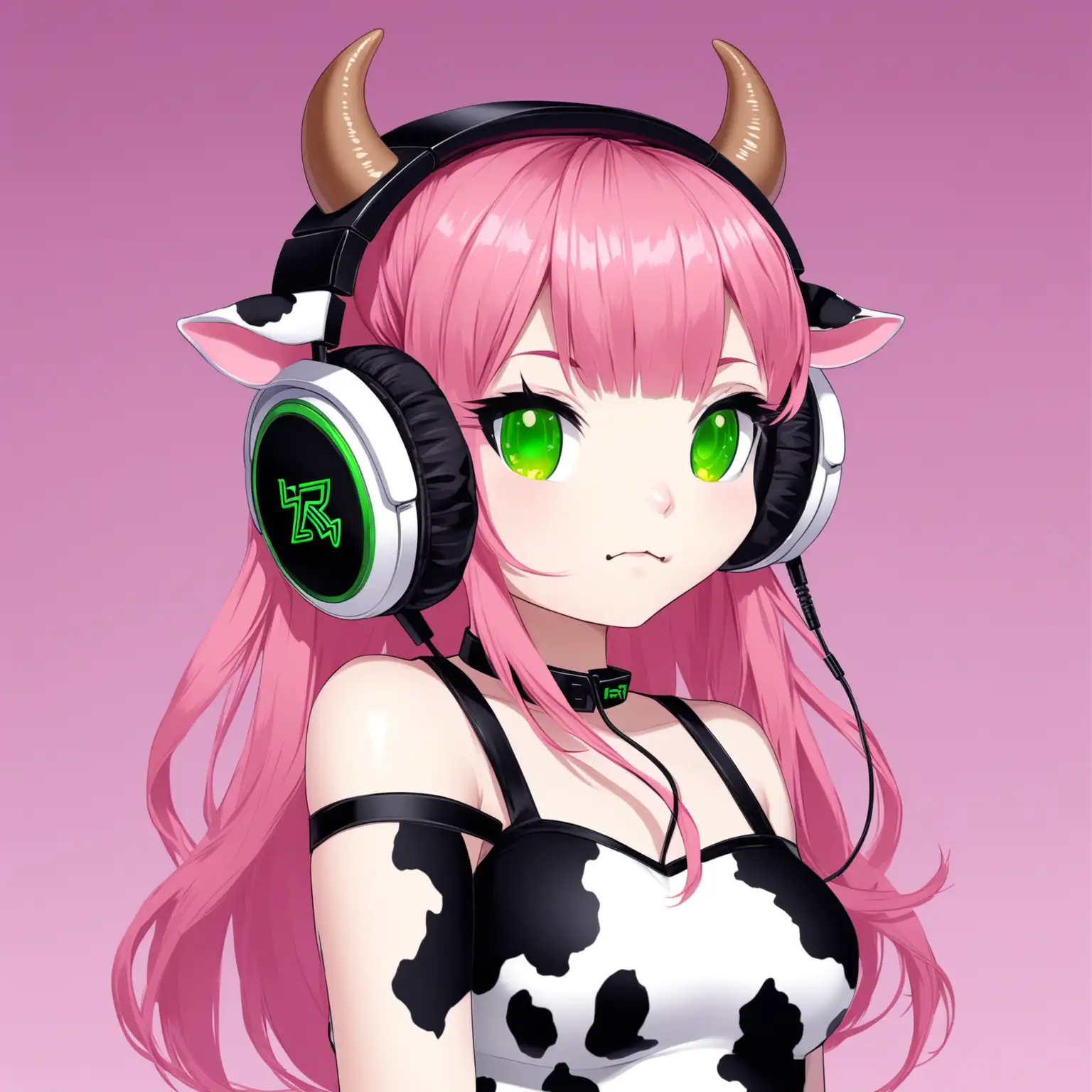 Headphones-Styled-with-Cow-Ears-and-Horns-Razer-Kitty-Inspired-Design