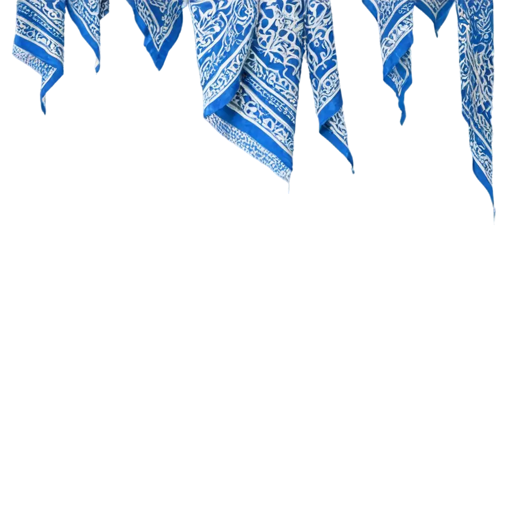 PNG-Image-of-Traditional-Sulawesi-Kain-Tenun-in-Blue-and-White-Colors-for-Cultural-and-Fashion-Design