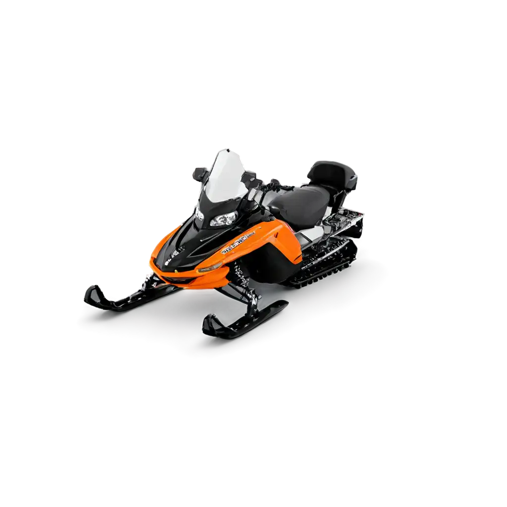 Vibrant-Orange-Snowmobile-PNG-Perfect-for-HighQuality-Graphics