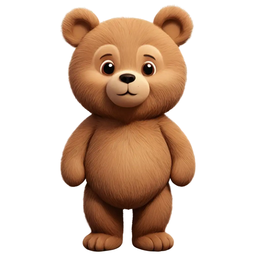 Cute-Teddy-Bear-Character-PNG-Image-in-Pixar-Style-Adorable-Digital-Artwork