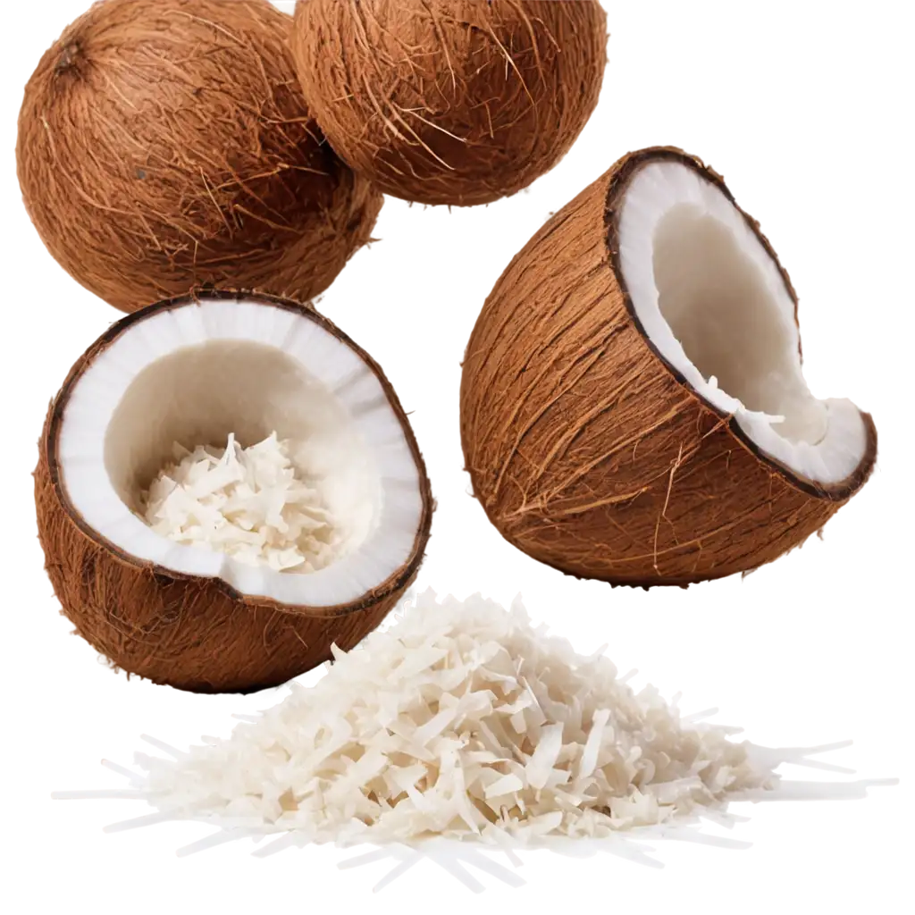 Coconut-Shavings-PNG-HighQuality-Transparent-Image-for-Diverse-Uses