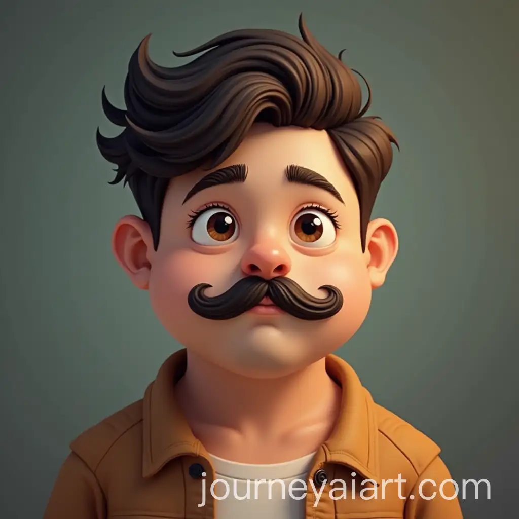 Portrait-of-a-Boy-with-Unique-Hairstyle-and-Mustache