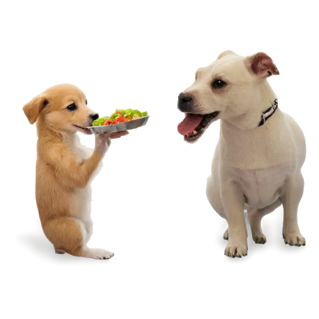 Dog-Eating-Lunch-PNG-HighQuality-Image-for-Diverse-Uses