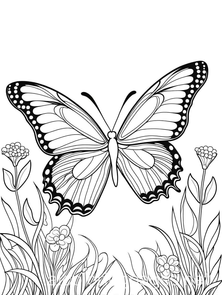 Simple-Butterfly-Coloring-Page-for-Kids