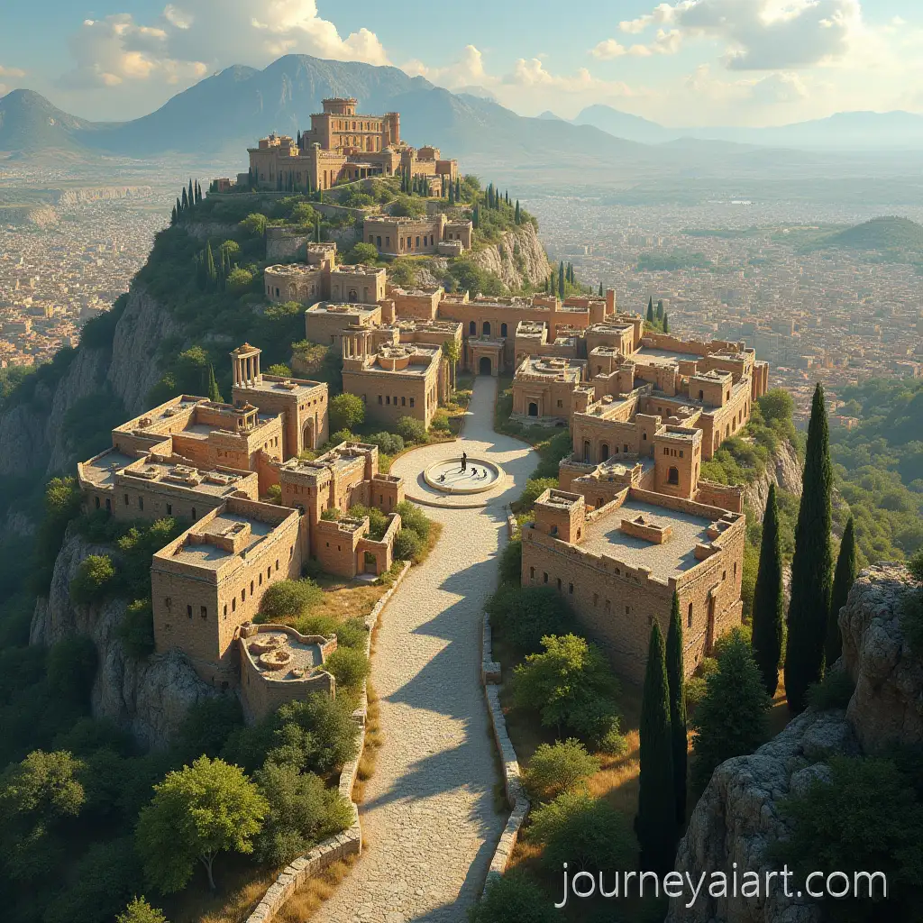 Top-View-of-an-Ancient-Greek-Kingdom-City-with-Classical-Architecture