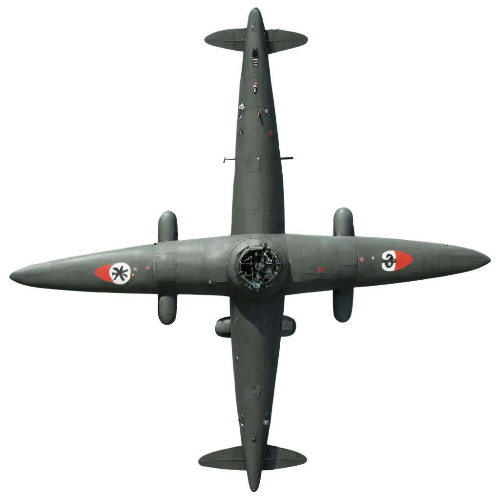 Top-View-of-War-Aeroplane-PNG-HighQuality-Image-for-Military-and-Aviation-Graphics