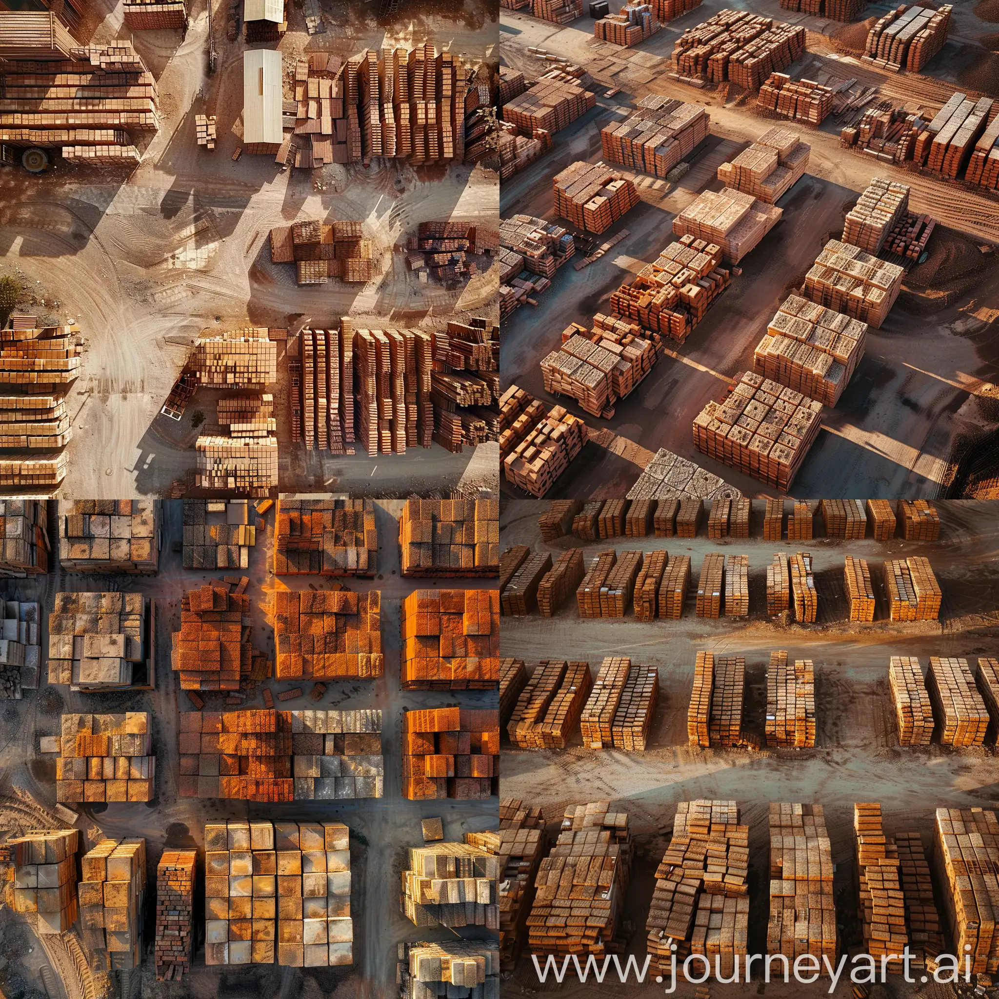 Hyper-Realistic-Air-Drone-Photo-Shoot-of-a-Brick-Production-Yard