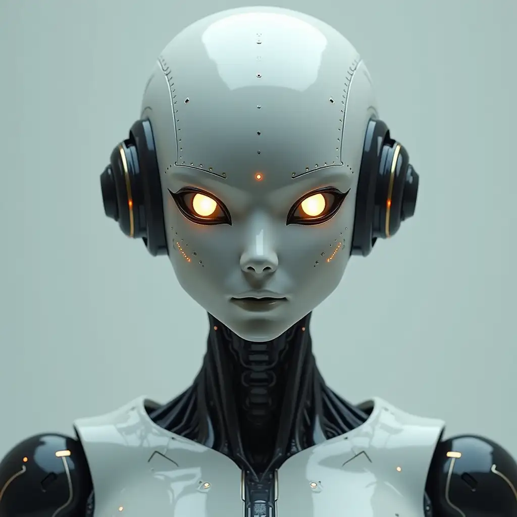 Futuristic-Robot-with-Expressive-Eyes-and-Mouth-Gazing-Forward