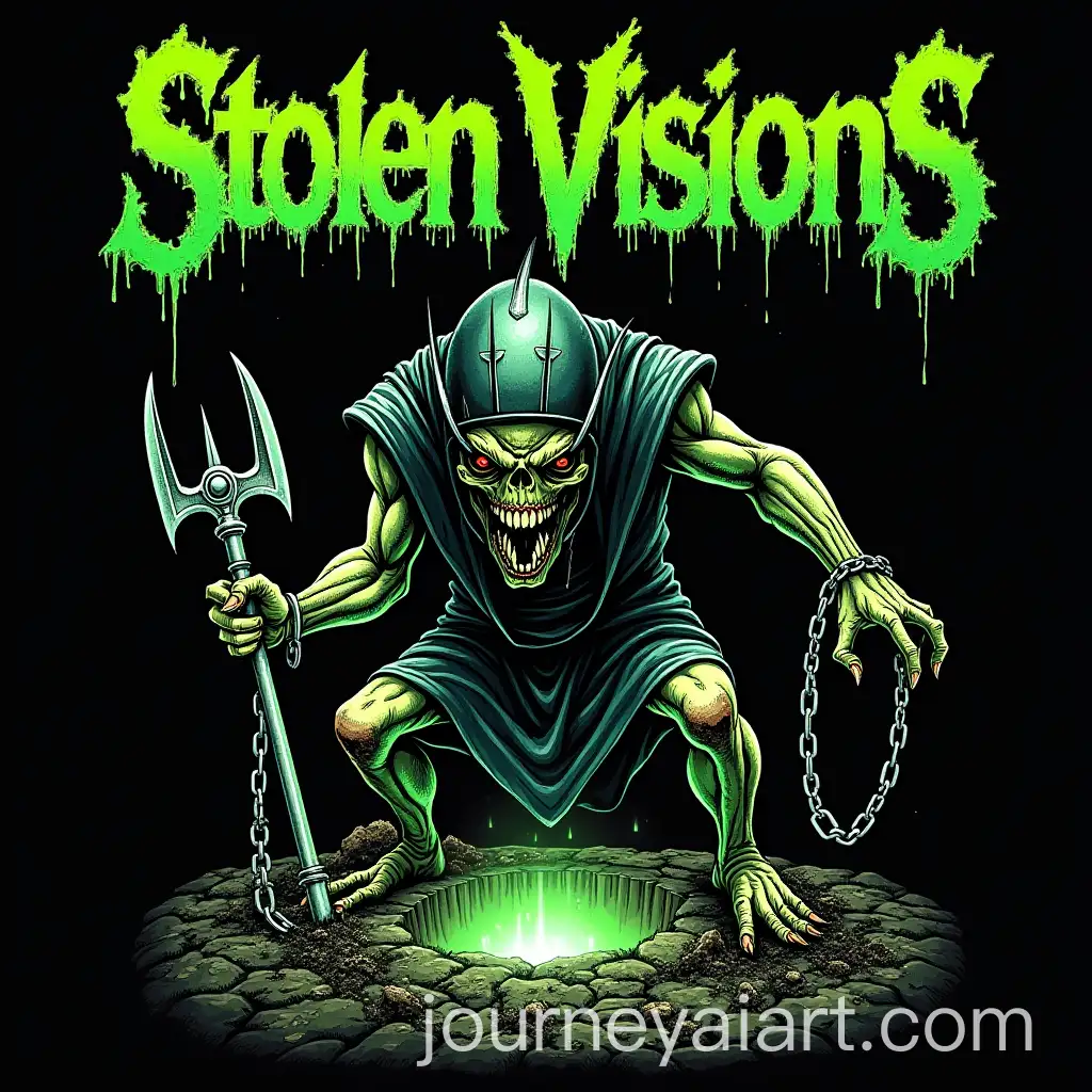 Thrash-Metal-Creature-with-Executor-Helmet-in-Eerie-Graveyard-Scene