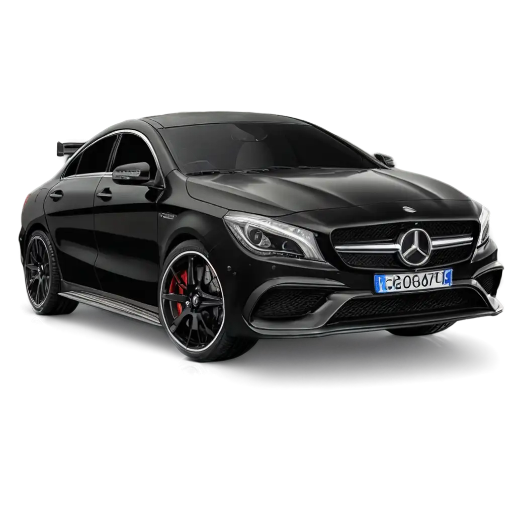 mercedes amg cla45 zwart