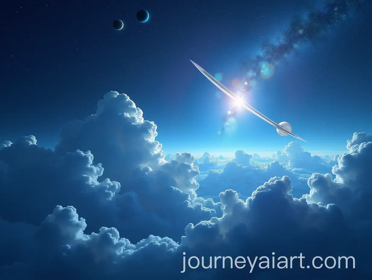 Cloudbed-with-Galaxy-Blue-Sky-and-Planets