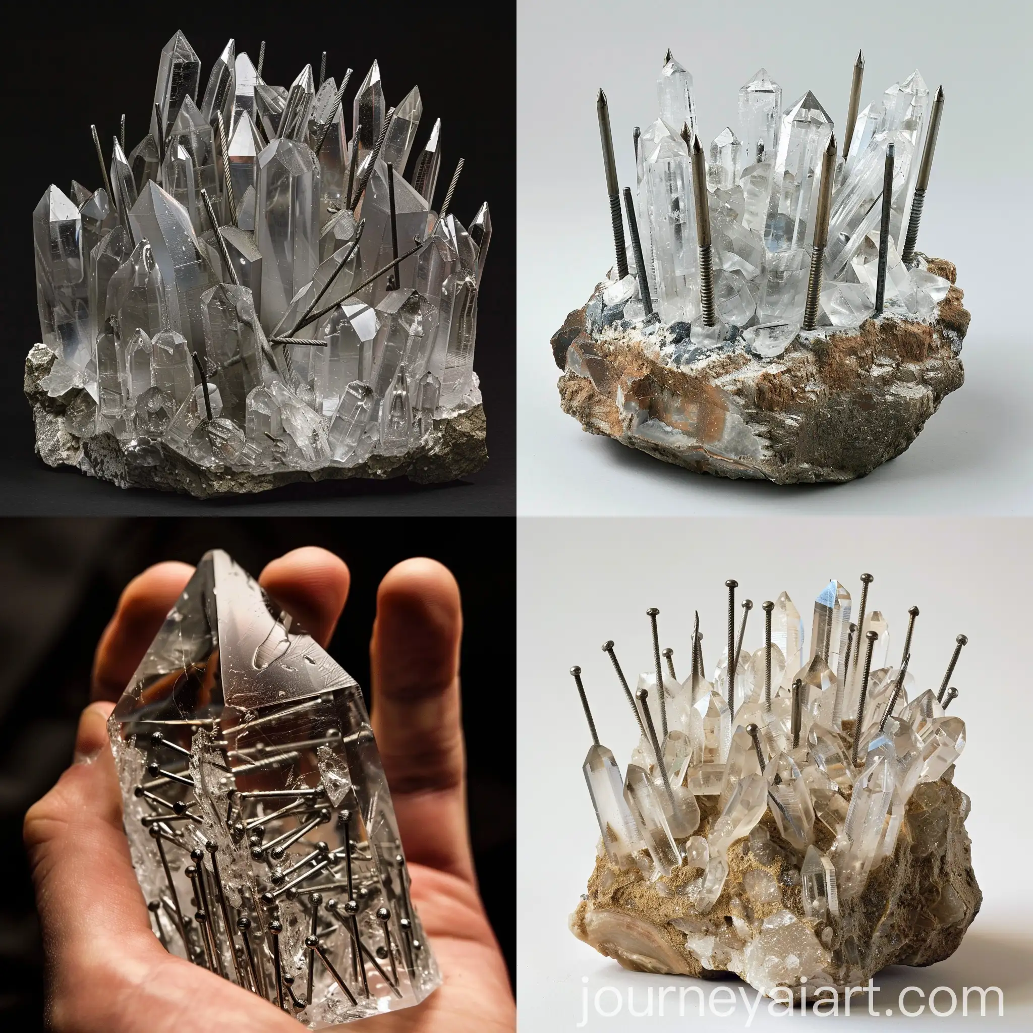 Crystal-with-Nails-Hammered-into-It