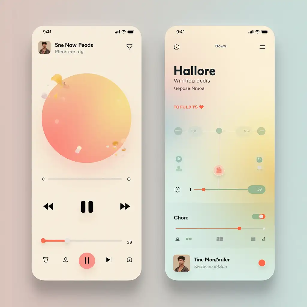 Fresh-Lofi-Style-Artistic-Music-Player-UI-for-Windows-and-Mac