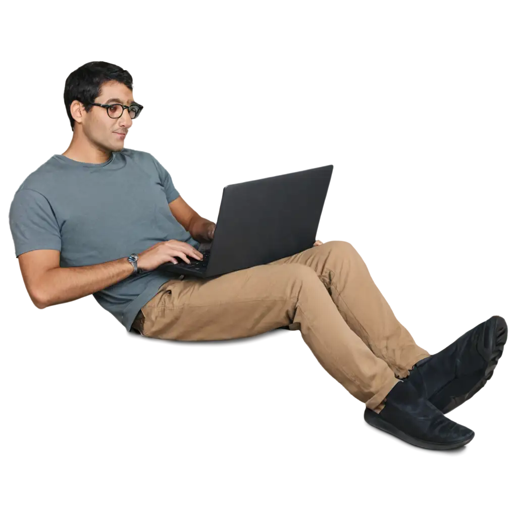 Lazy-Human-Using-Laptop-PNG-HighQuality-and-Versatile-Digital-Image