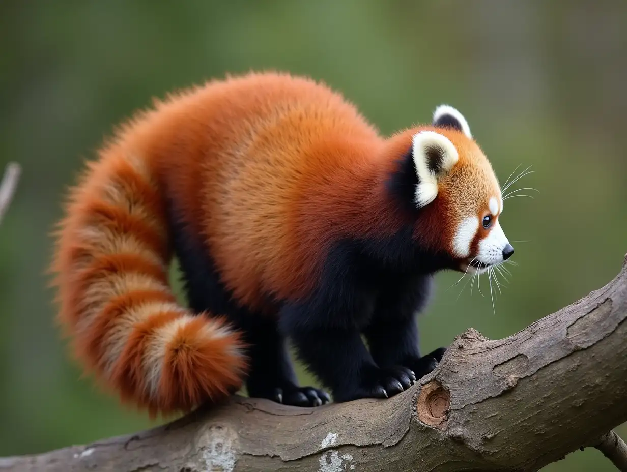 tail like a red panda's