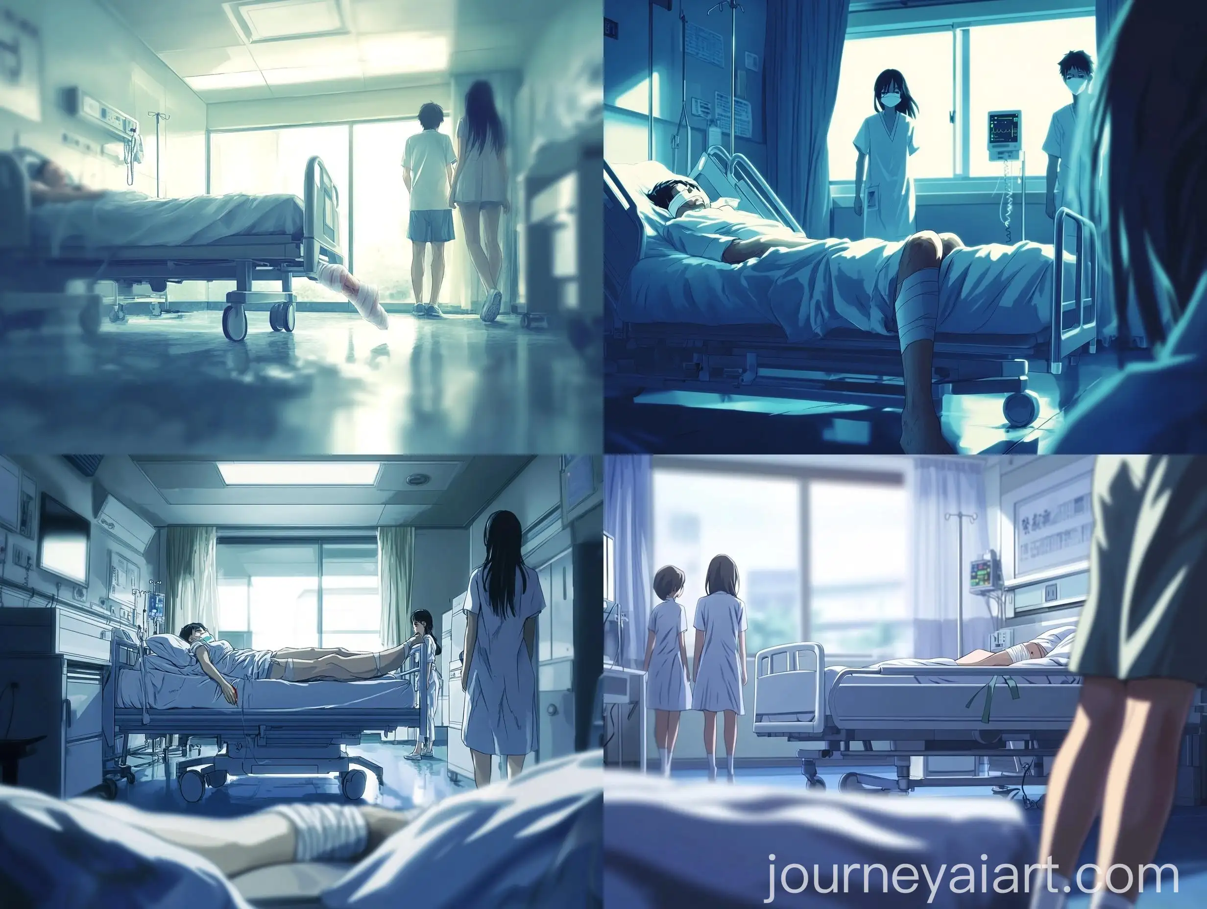 Hospital-Room-with-Patients-Bed-and-Visitors