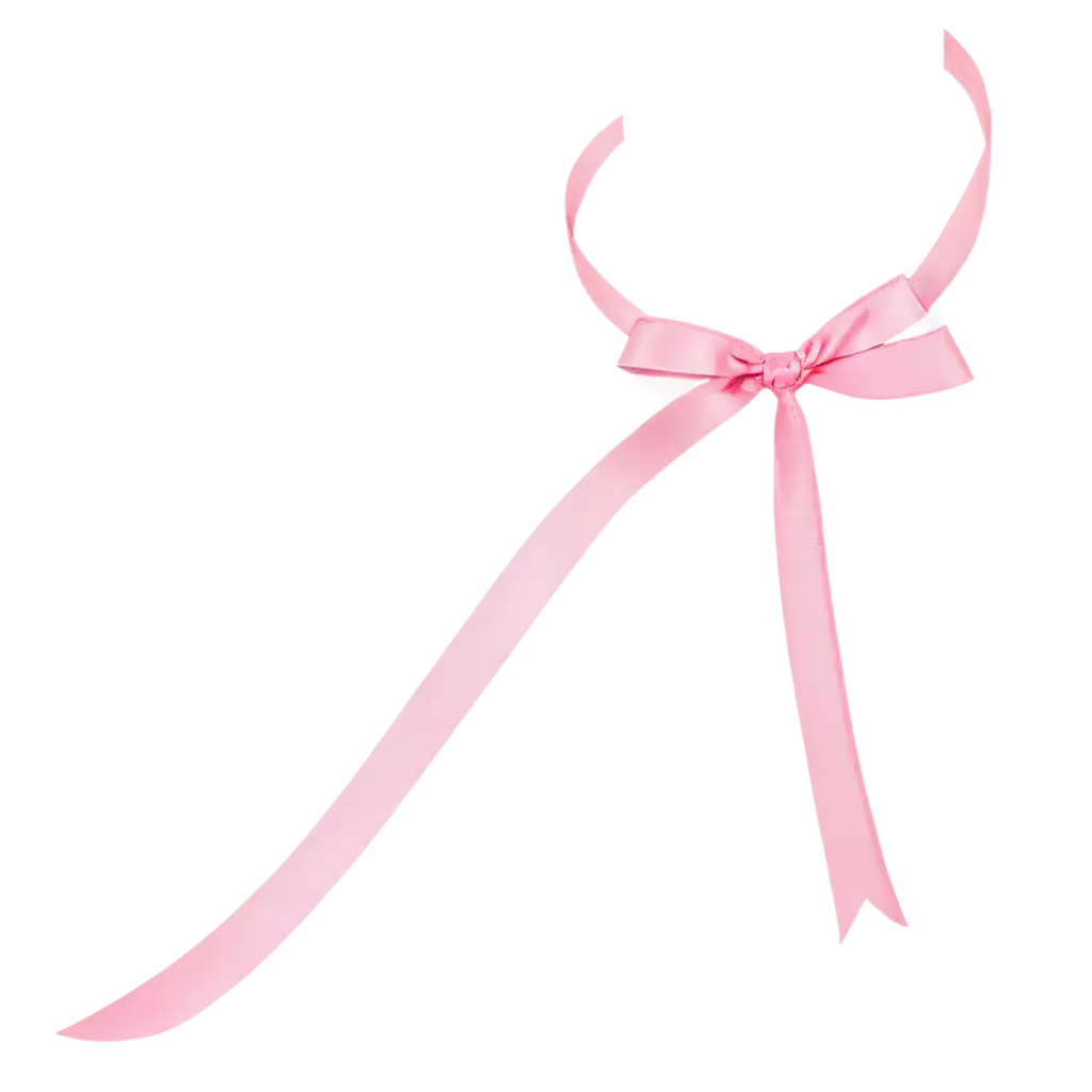 Coquette pink ribbon