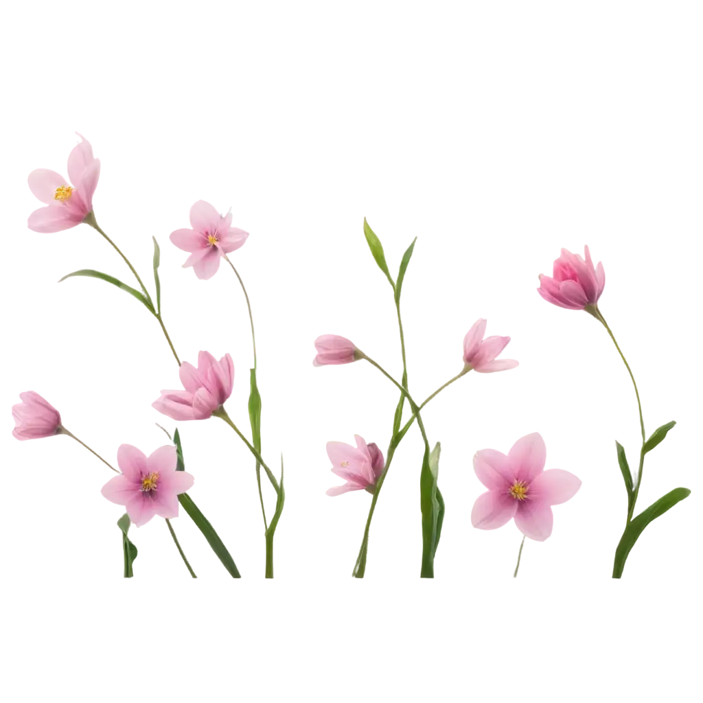 Spring-Flowers-Flying-PNG-HighQuality-Transparent-Floral-Illustration