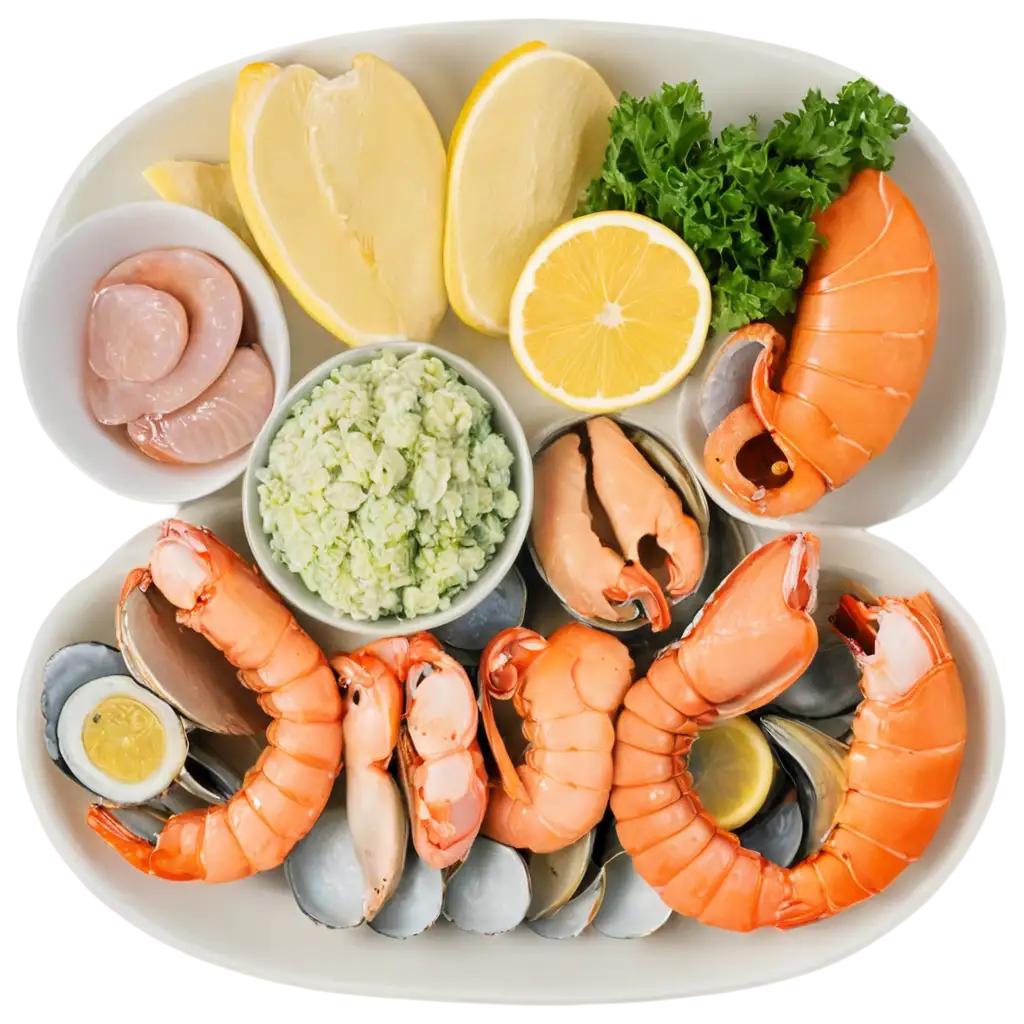 Exquisite-Seafood-Platter-PNG-Image-Capturing-Culinary-Delights-in-High-Definition