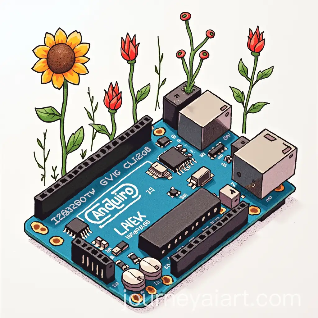 Arduino-Potenta-Drawing-Style-Artwork